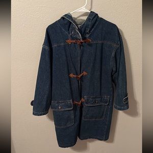 Vintage Chore Jacket Inner View Denim Jacket/ Trench Small